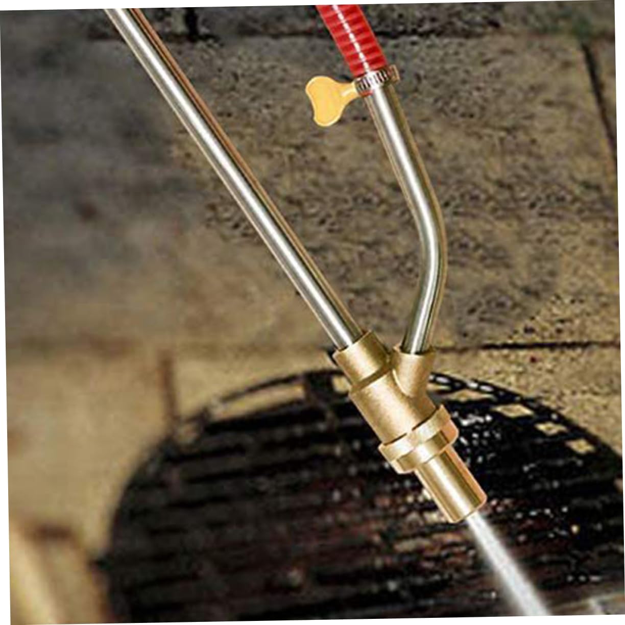 Sandstrahlwerkzeug mit 1/4 Adapter aus Edelstahl und Kupfer