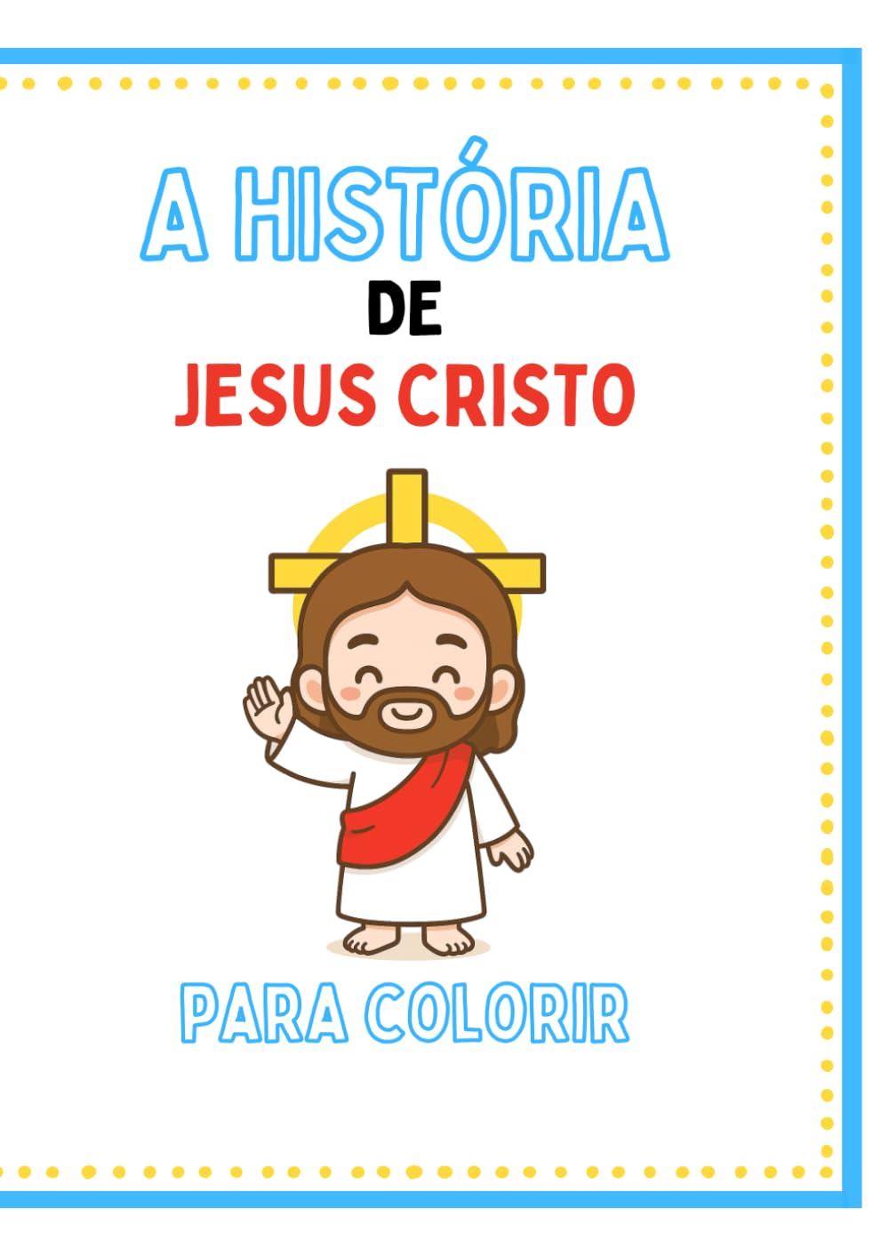 A história de Jesus para colorir