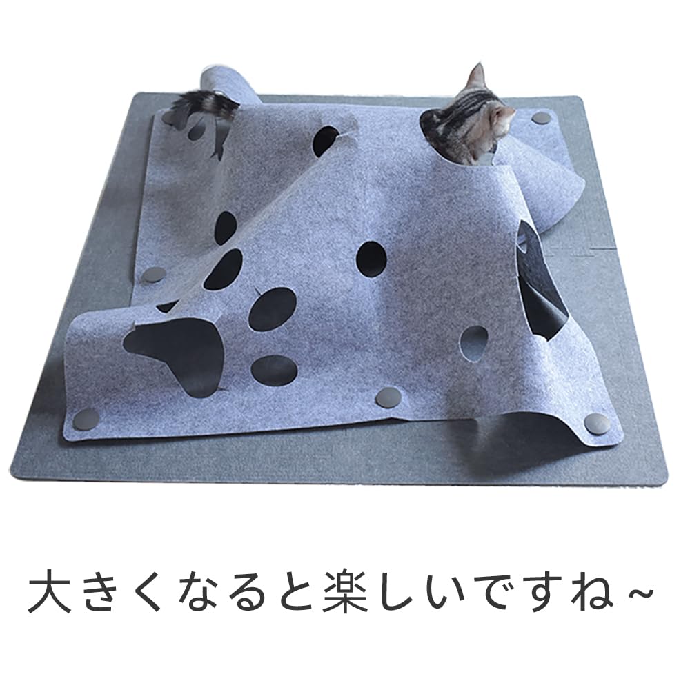 Amazon.co.jp: LIMEETKET 楽しい猫用プレイマット 猫用