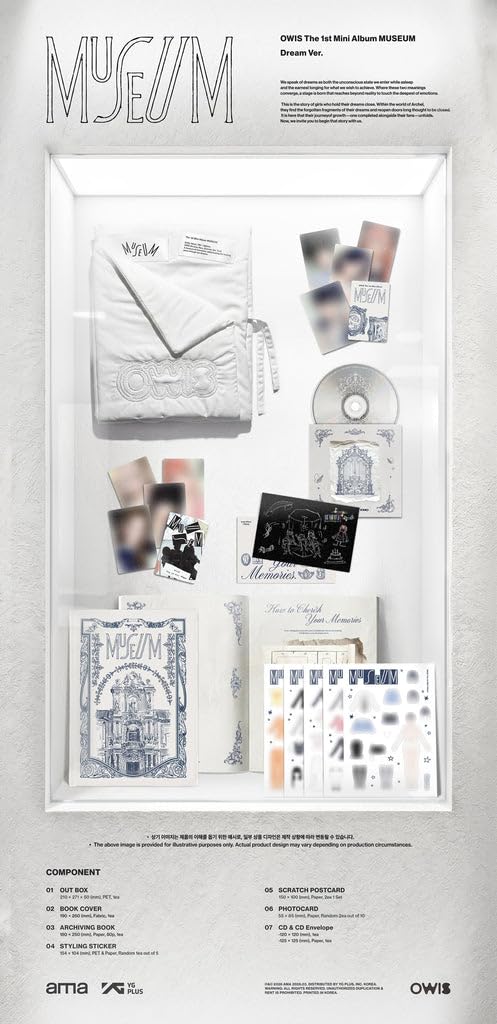 Owis - 1st Mini Album Museum Dream version CD