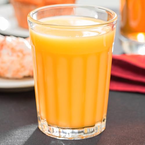 CHAOKE SPORT Abnoys - Juego de 6 vasos de jugo con paneles Libbey 15640 DuraTuff de 85 onzas con selecciones exclusivas para fiestas C x