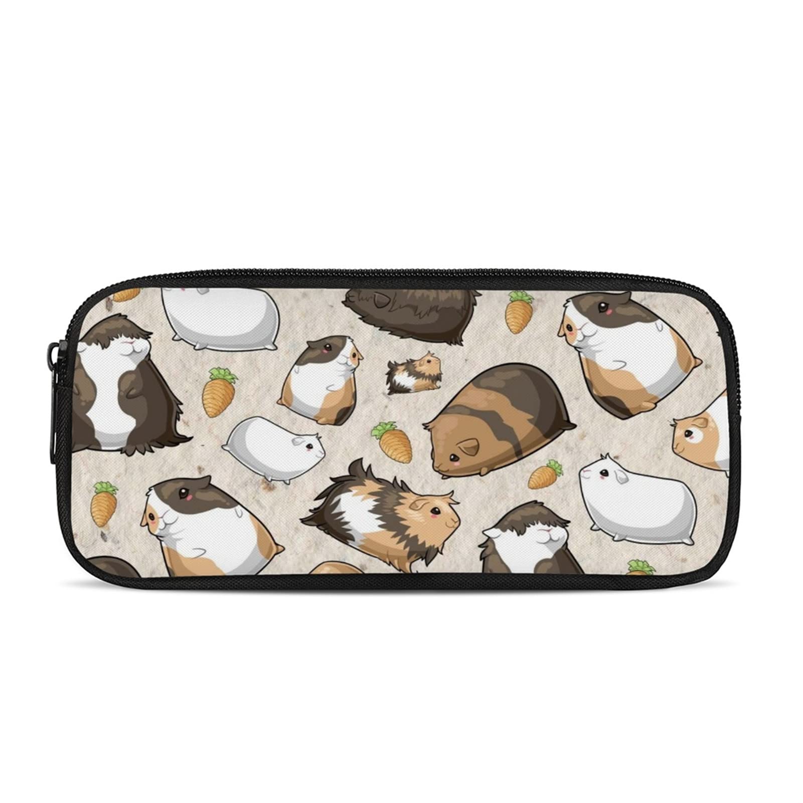 Belidome Cute Guinea Pig Pencil Case for Boys Girls Durable Soft Pen Organizer Box School Supplies — image 1