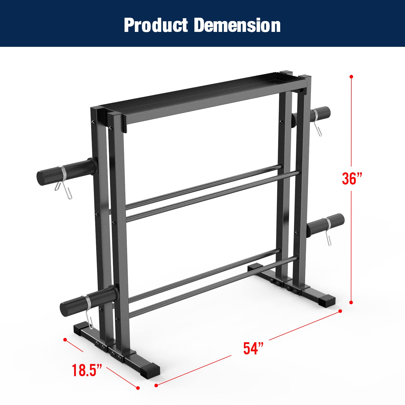 Snapklik.com : 3-Tier Combo Dulbbell Rack Weight Storage Rack St For ...