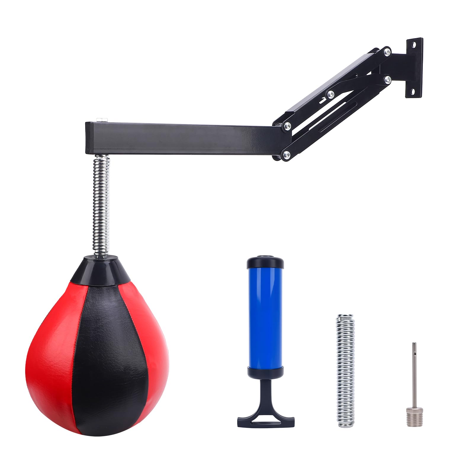 Bolas de velocidad de boxeo, bolas de expansión, bolas de velocidad ajustables para colgar en la pared, bolsa de boxeo para adolescentes y adultos para entrenamiento en el gimnasio en casa, del