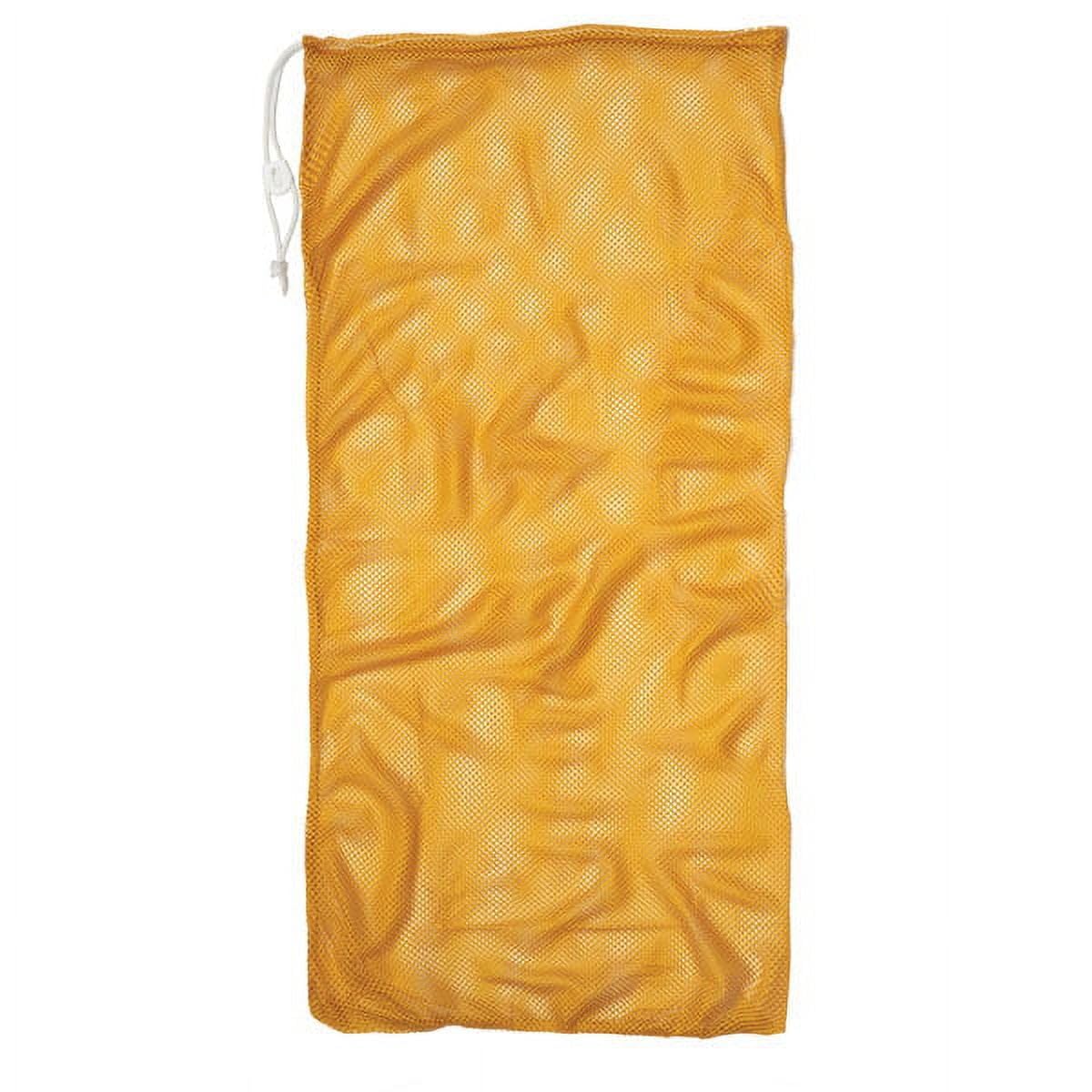 Champion Sports Mesh Equipment Bag – Heavy-Duty Nylon Drawstring Bag with Lock & ID Tag, Breathable Storage Sack for Balls, Swim Gear, Laundry & Toys,