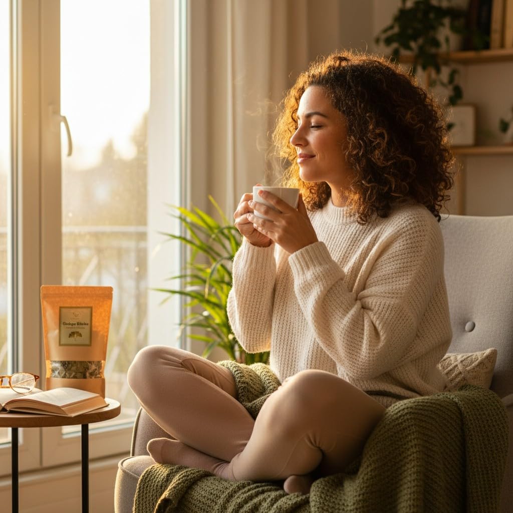 Ginkgo Biloba (Ginkgo biloba) séché en vrac 1000 g – pour infusions, 100% naturel, sans additifs – La Herbera