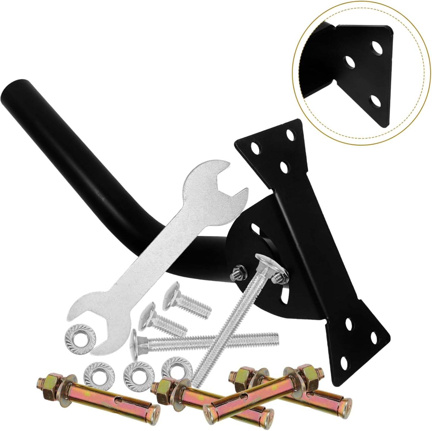 Angoily 1set Antenna Mount Pole Kit for Rv Construction Portable Design Compatible Various Models Easy Installation