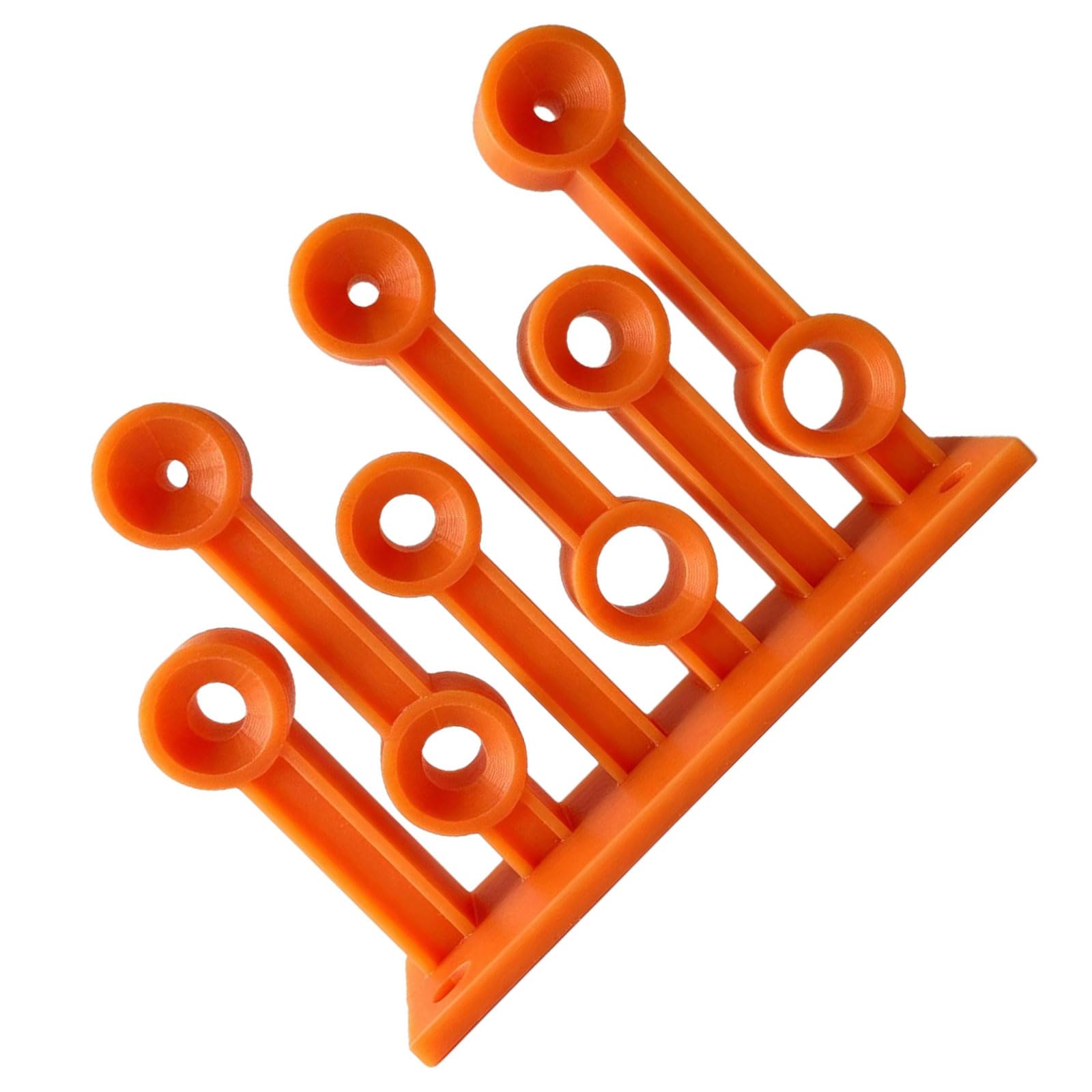 Ordinaryone Oranges Compact Screwdriver Wall Holders With Heavy Duty Polylactic Acid Materials Effortless Installation For Neat Tool Arrangement Screwdriver Display Stand