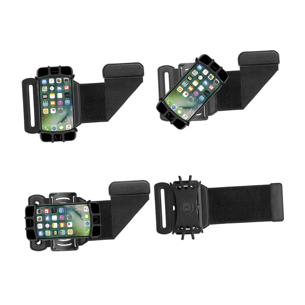 jojofuny 2 Piezas Correa para la muñeca del teléfono Celular Correr Brazalete Soporte para Celular Pulsera de teléfono Brazalete de Soporte de teléfono Deportes Soporte para teléfono móvil