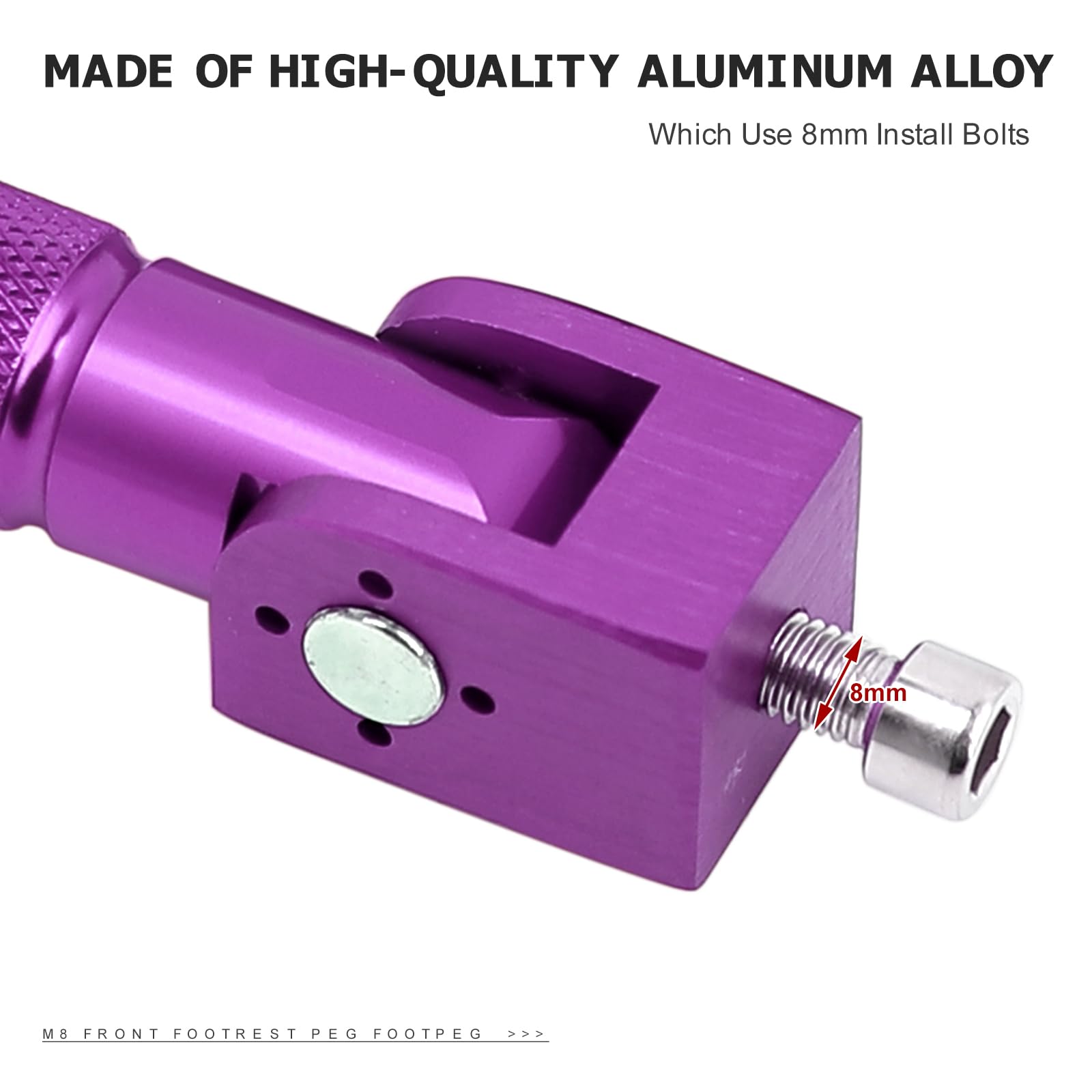 Amazon.com: Mokuo CNC Foldable Motorcycle Foot Pegs in Aluminum