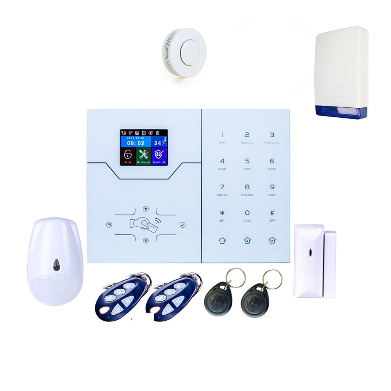 Sistemi Allarme Casa HA-VGW Wifi GSM di allarme Security Antifurto domestico con notifica push app