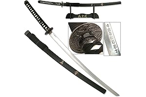 Last Samurai Japanese Sword, Katana: Honor Comes with Free Stand