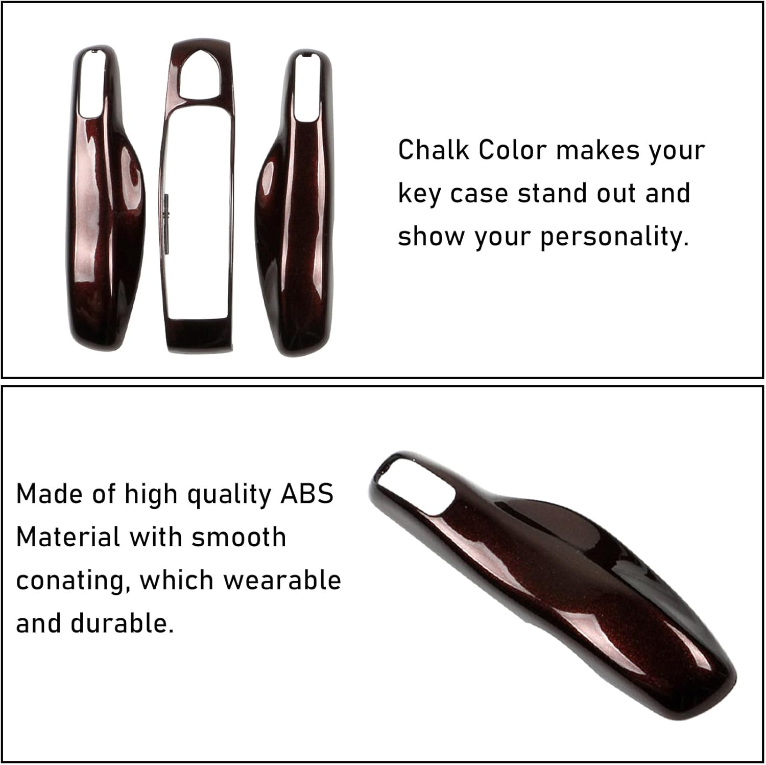 Jaronx Compatible with Porsche Key Fob Cover, Key fob Shell Cover Compatible with Porsche Cayenne Panamera Macan Cayman 911 Accessories (Amethyst Metallic) - Image 4