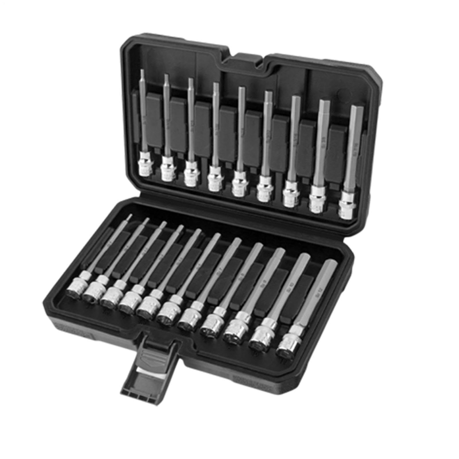 Set di chiavi a esagonali metriche metriche lunghe in acciaio