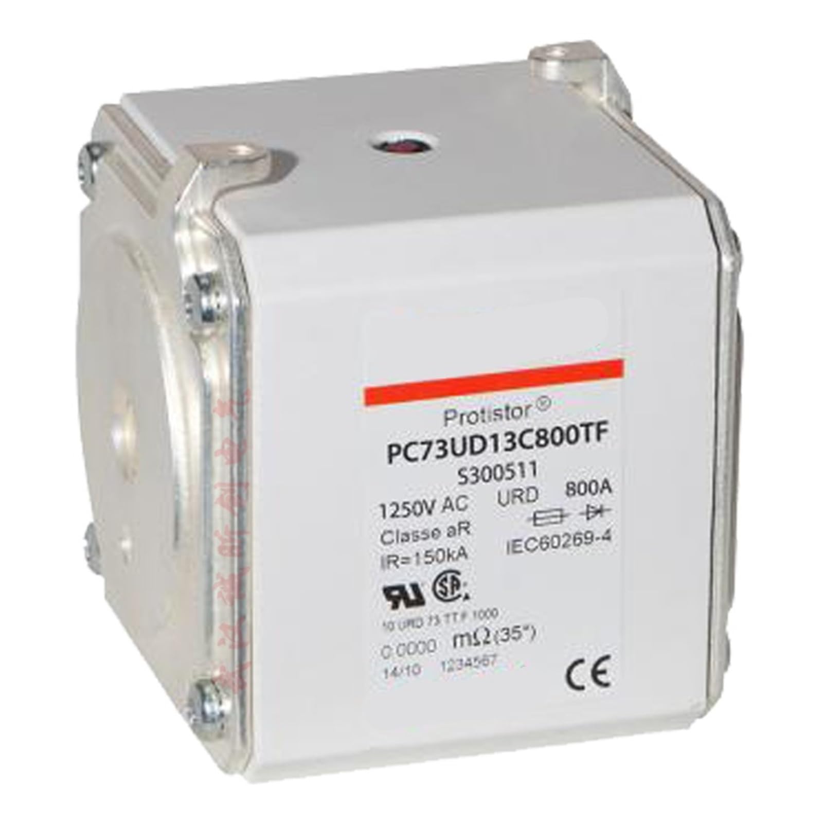 QRUYHBAJU Fuse S300511/PC73UD13C800TF 1250V 800A