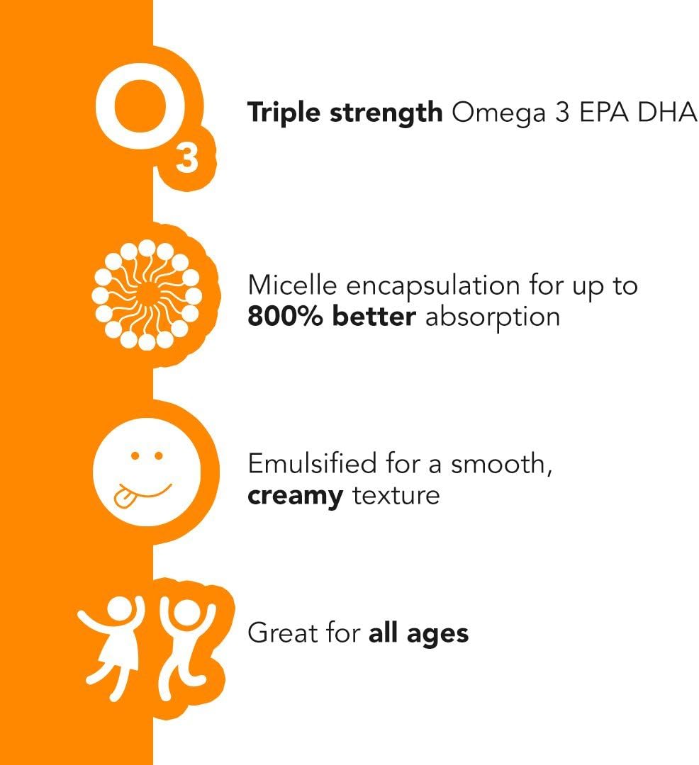 YourZooki Omega 3 Zooki, Fish Oil, peach mango, Pharmaceutical Grade