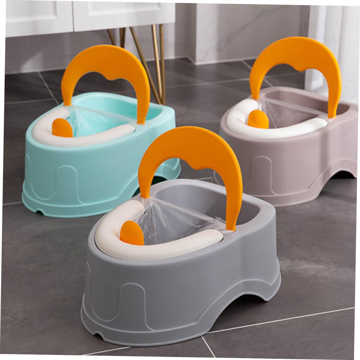 BESTonZON Inodoro Para Lavar El Trasero Del Adorable Lavabo Forma De Práctico Inodoro Infantil Para Baño Entrenamiento De Orinal