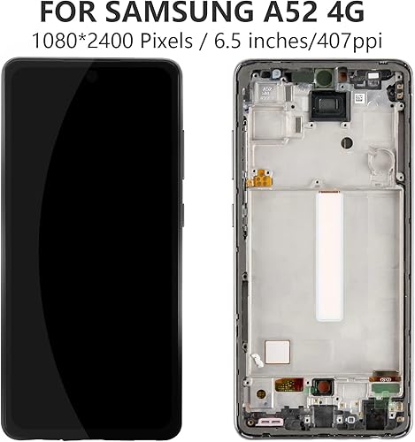 Miniatura 2 de Para Samsung Galaxy A52 4G SM-A525 6.5 pulgadas Reemplazo de pantalla SM-A525F SM-A525M Pantalla LCD Pantalla táctil Digitalizador Kit de reparación