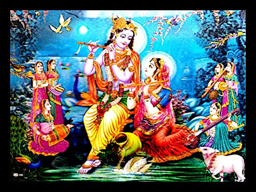 Image of Suninow 5D Painting of Radha krishna for living room (radha krishna)