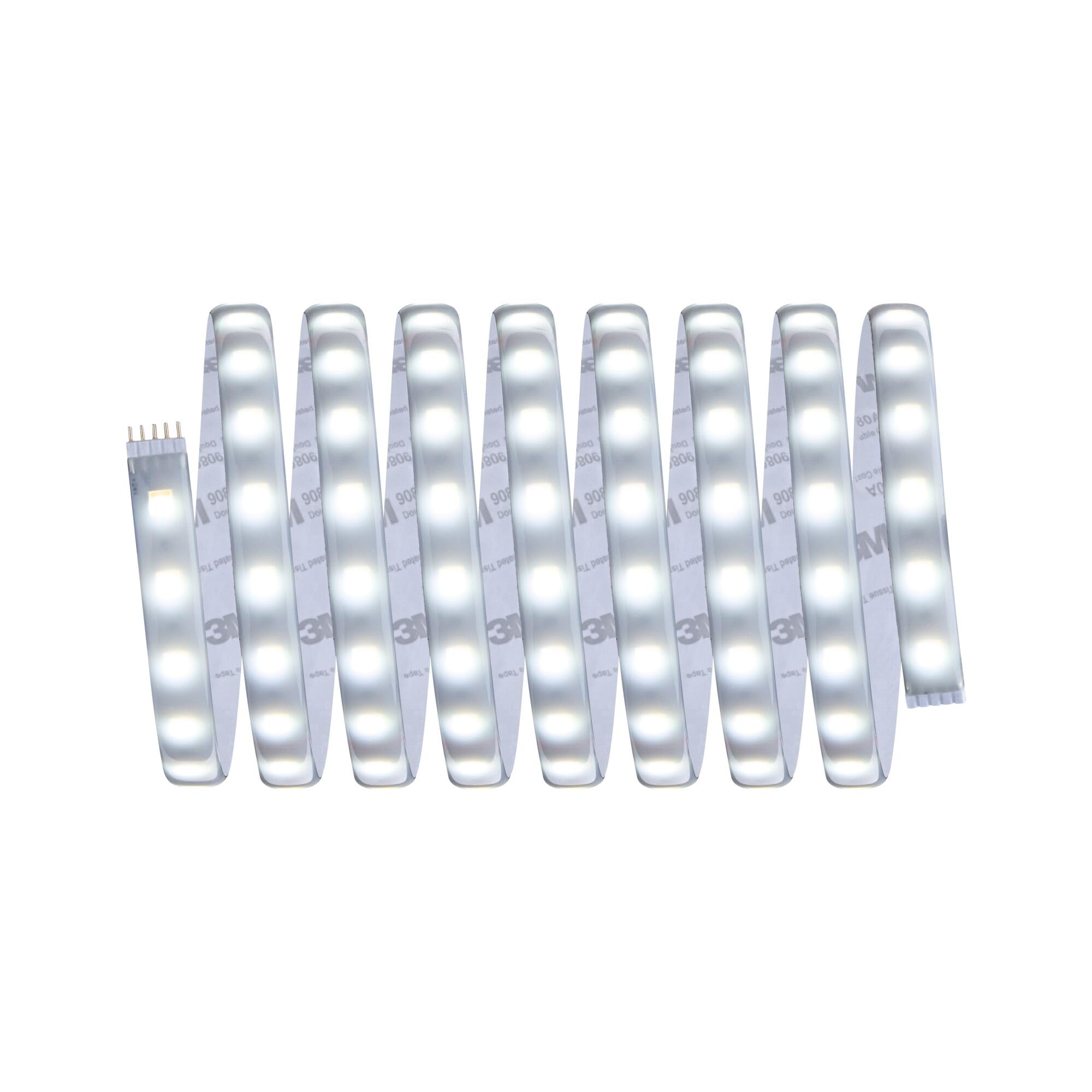 Paulmann 70624 Function MaxLED Kit de base LED bande Tunable White 3 m, 20 W, 230/24 V, 36VA, Argent, Plastique 300 x 12,5 x 0,3 cm