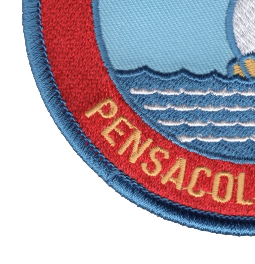 Patch Vintage City Of Pensacola FL – Années 70/80 – 5 Drapeaux Logo – Rare
