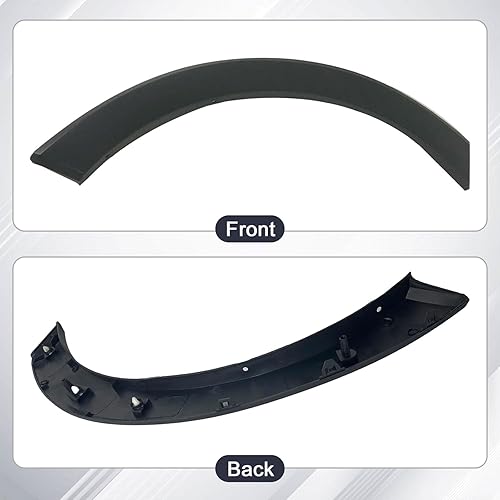 Miniatura 15 de Moldura para guardabarros de puerta delantera derecha, panel de arco de rueda, lado del pasajero, compatible con Ford Transit-150 Transit-250