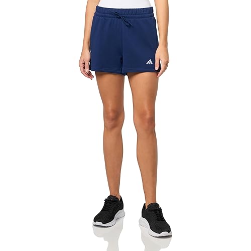 adidas Women's Small Logo Fleece Sportswear Shorts