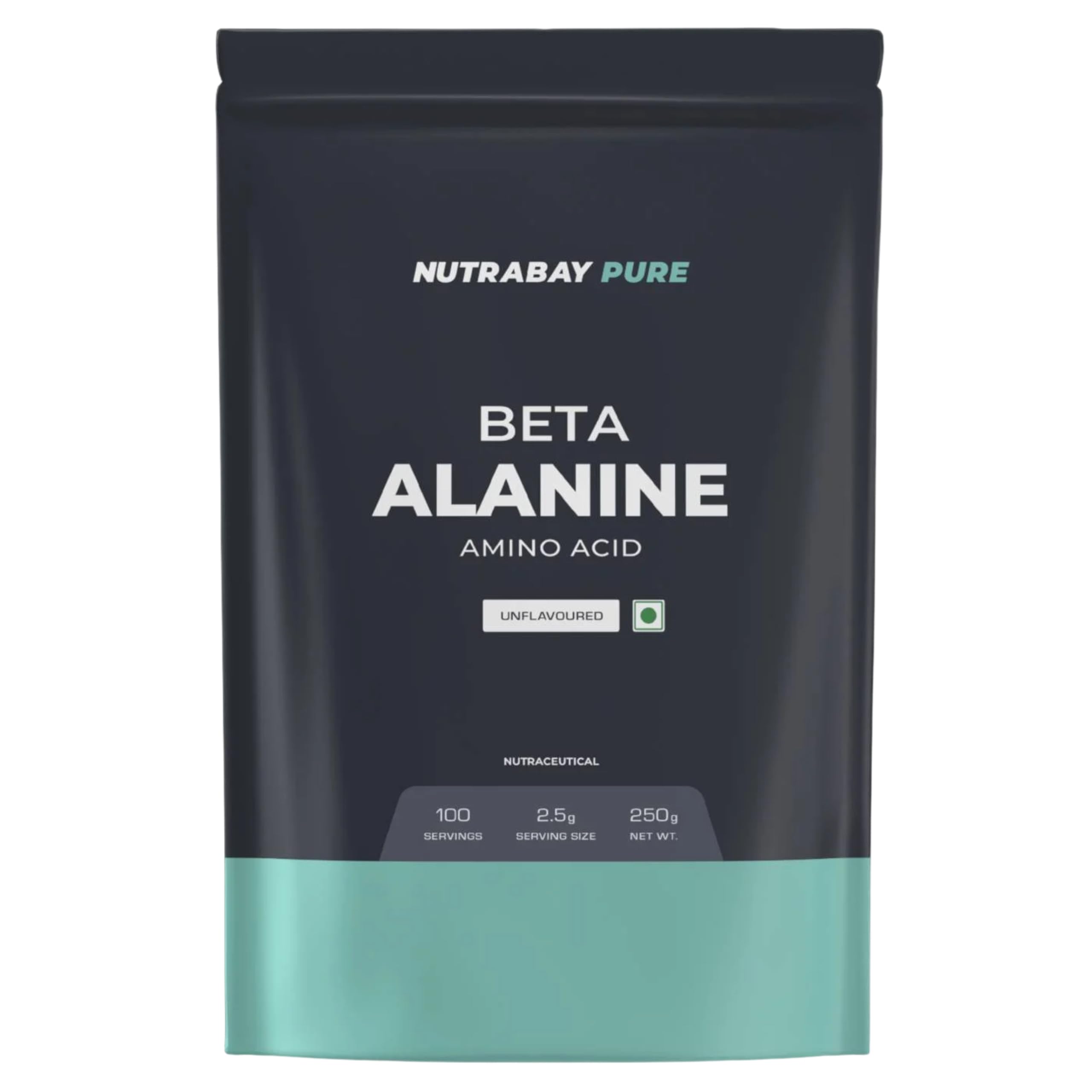 Nutrabay Pure 100% Beta Alanine - Unflavoured, 250g