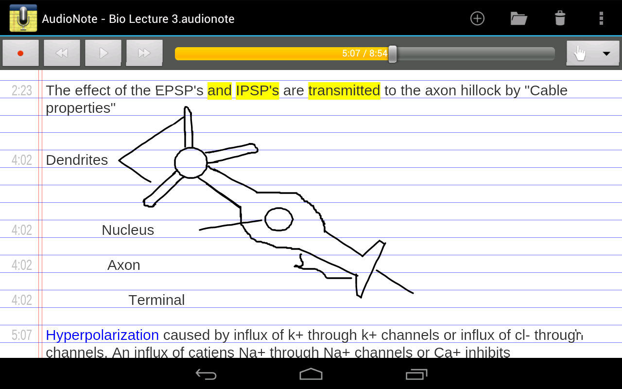 AudioNote LITE - Notepad and Voice Recorder - App on Amazon Appstore