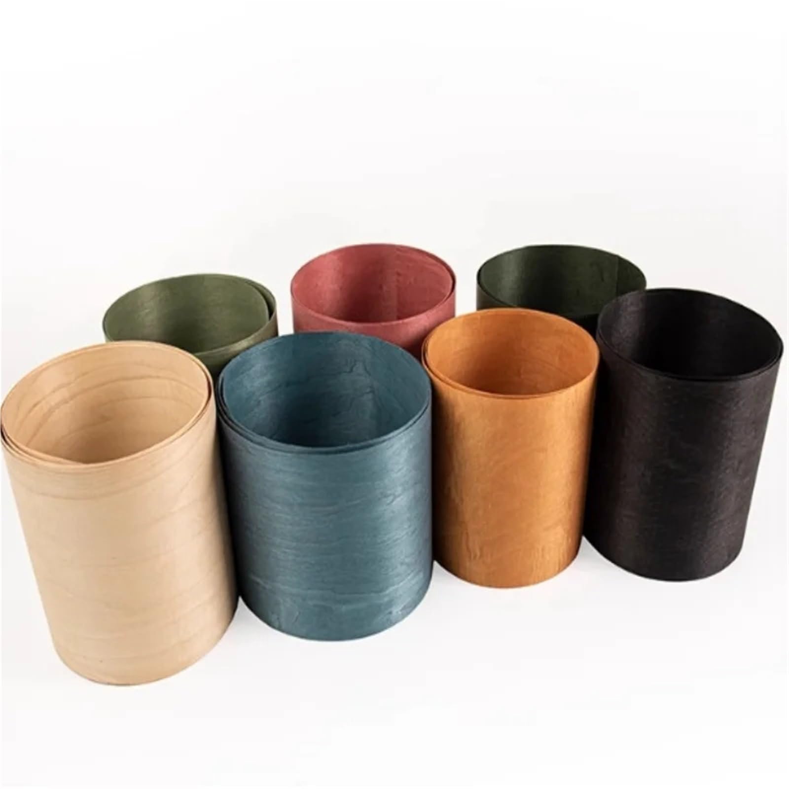 Rollo de chapa de madera Rollos de chapa madera maciza arce teñido, decorativos, for bricolaje (sin tela no tejida), 2,5 metros largo, 18 cm ancho y 0,4 mm alto(Black)