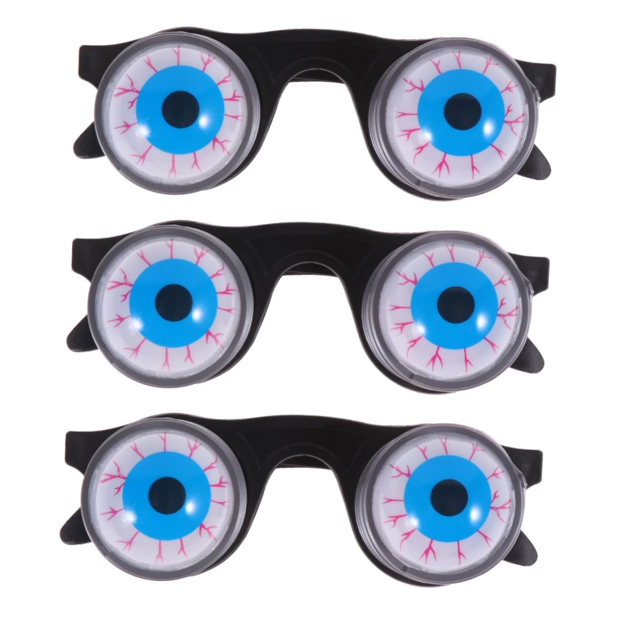 Healeved 9 Stck. Halloween Accessoires für schnapsgläser Neuheit Brille Lustige Brille Halloween -Foto -Requisiten