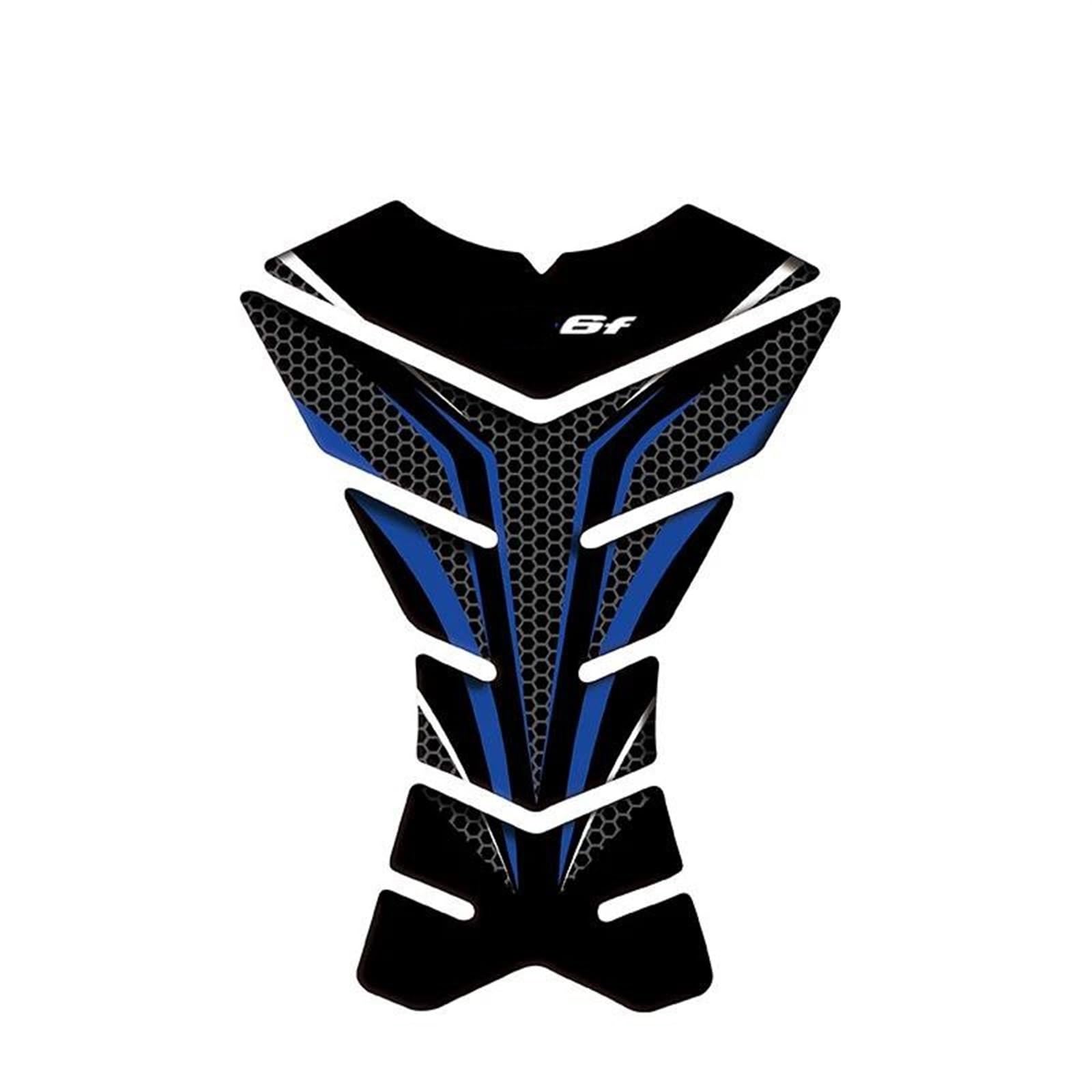 Ysdsls Color21 Carbon-Look Motorcycle Tank Pad Protector Decal For Kawasaki Er6f For Er-6F(Color21)