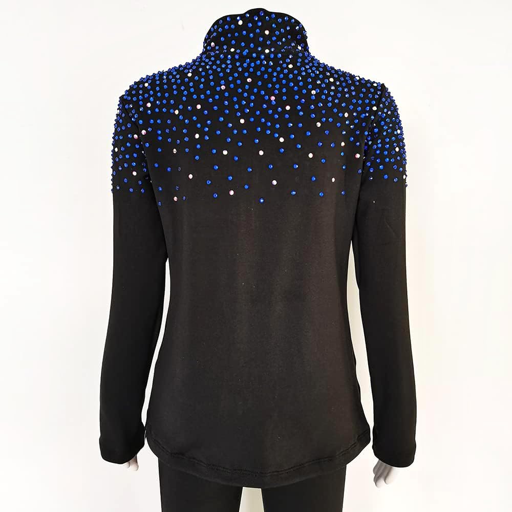 LIUHUO patinage artisanal vestes d'entraînement pour filles confortables chaleureuses
