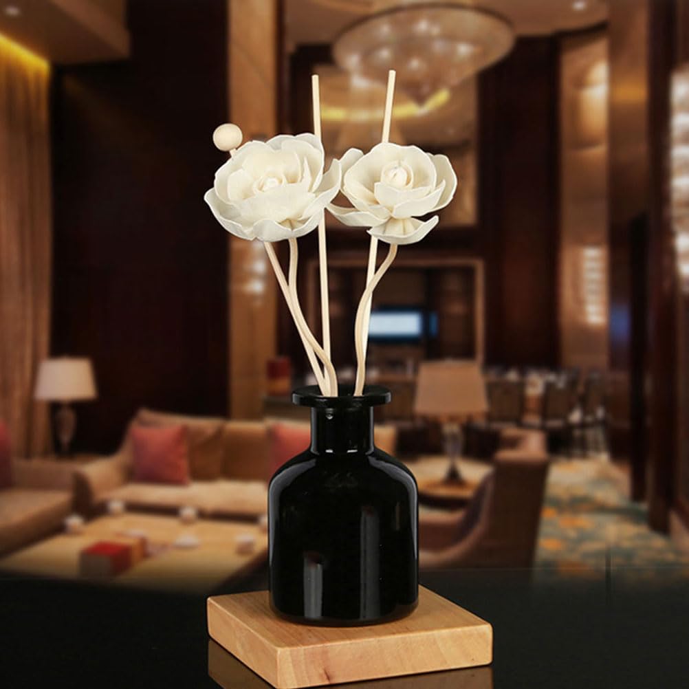 DOITOOL Bastoncini Diffusore di Olio Essenziale in Rattan con Fiori Secchi 6 Pezzi Accessori per Diffusori Profumo Ambienti per Casa Cucina Camera Soggiorno
