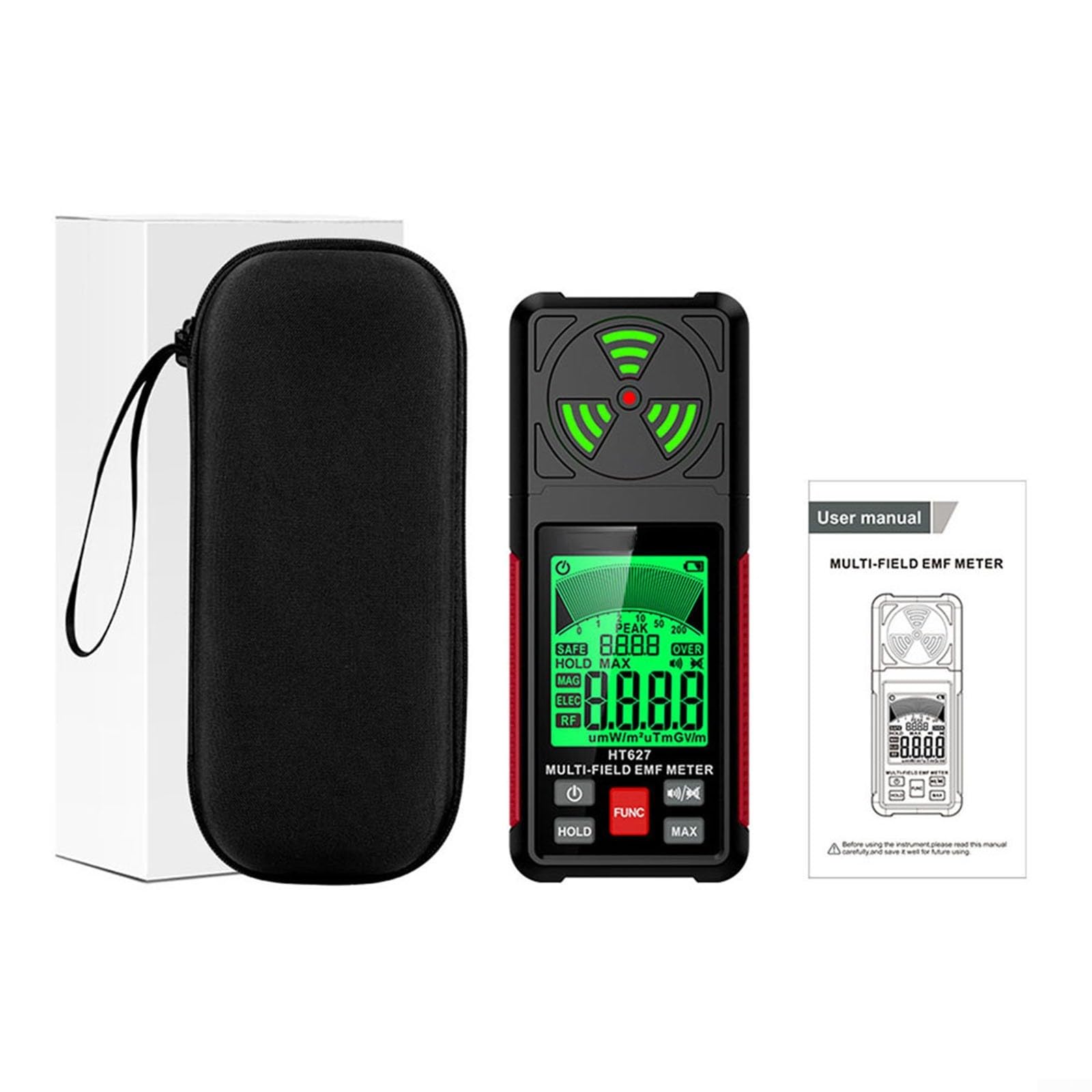 HT627 Outil de mesure de rayonnement électromagnétique pour champs électriques, détection RF