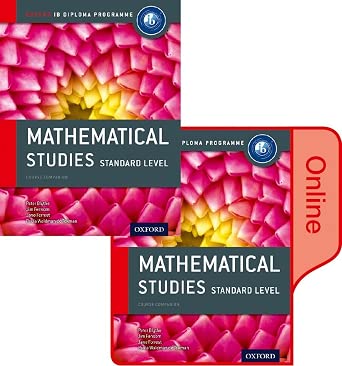 Blue Math Book Ib IB Mathematical Studies Print and Online Course Book Pack: Oxford IB ...
