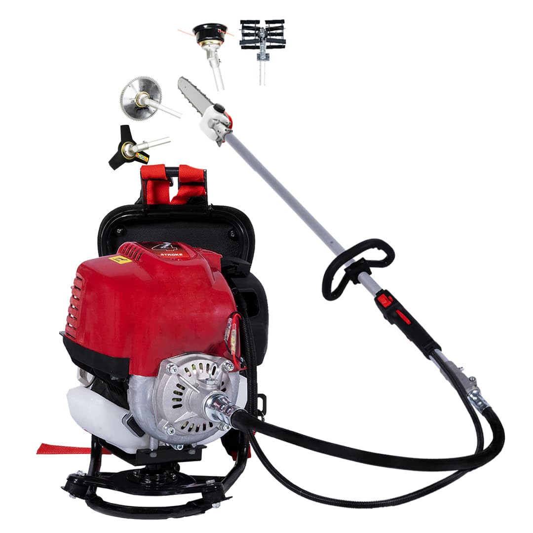 Balwaan BX-35B Brush Cutter 35CC 4 Stroke Back Pack Machine with Chainsaw & Tiller Attachment | Grass Trimming | Lawn Trimming | Farm Weeding with 5 Types of Attachment and Get 500ml Engine Oil Free (B0B8JPZYWW) Amazon Price History, Amazon Price Tracker