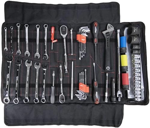 Miniatura 7 de BOXO USA Heavy Duty Off-Road Tool Bag Roll & 80 Piece Tool Set PA916 - Herramientas de reparación de aventura