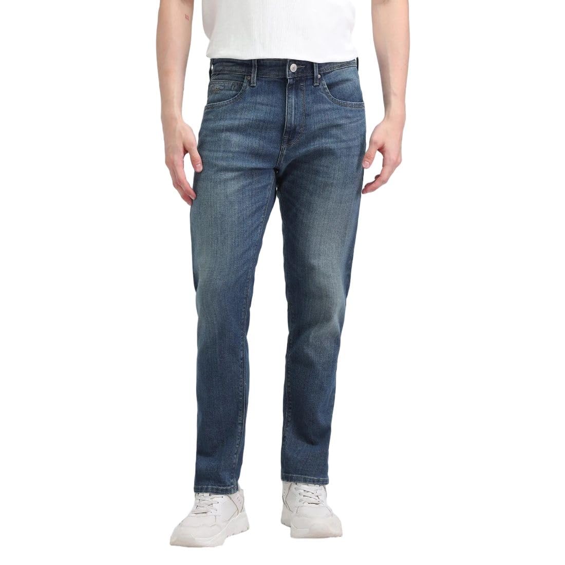 Men's Slim Tapered Fit Jeans| Solid | Mid Rise | Stretchable | Jeans for Man-image-41