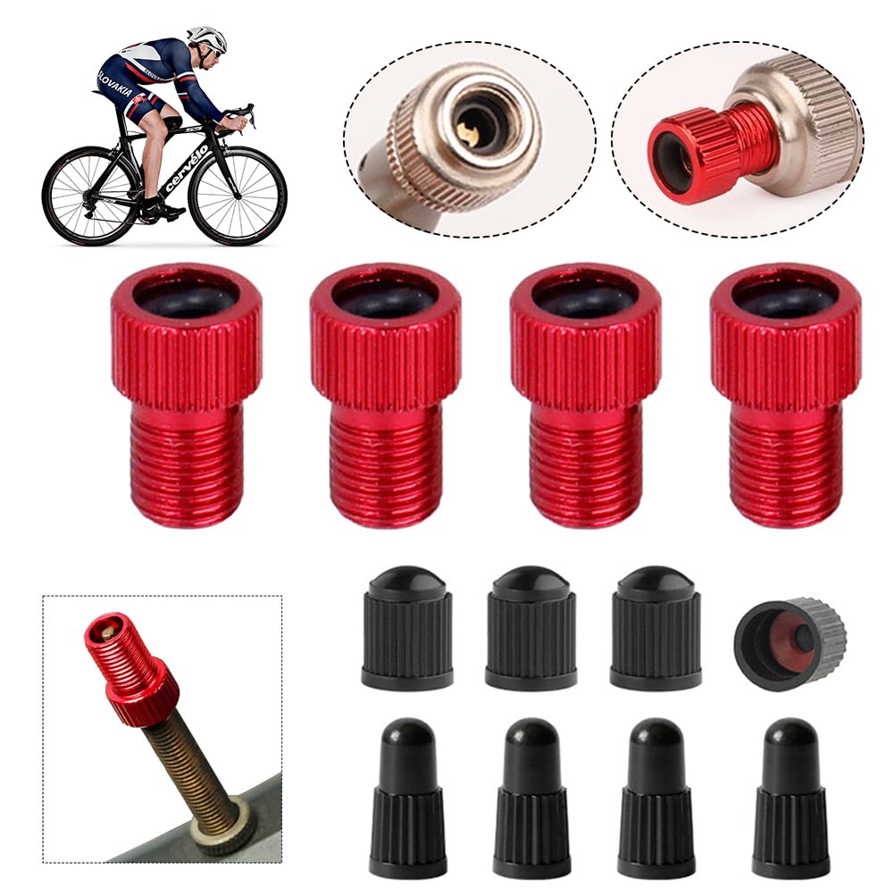 Adapter do zaworu ze stopu aluminium, konwertuj presta na schrader