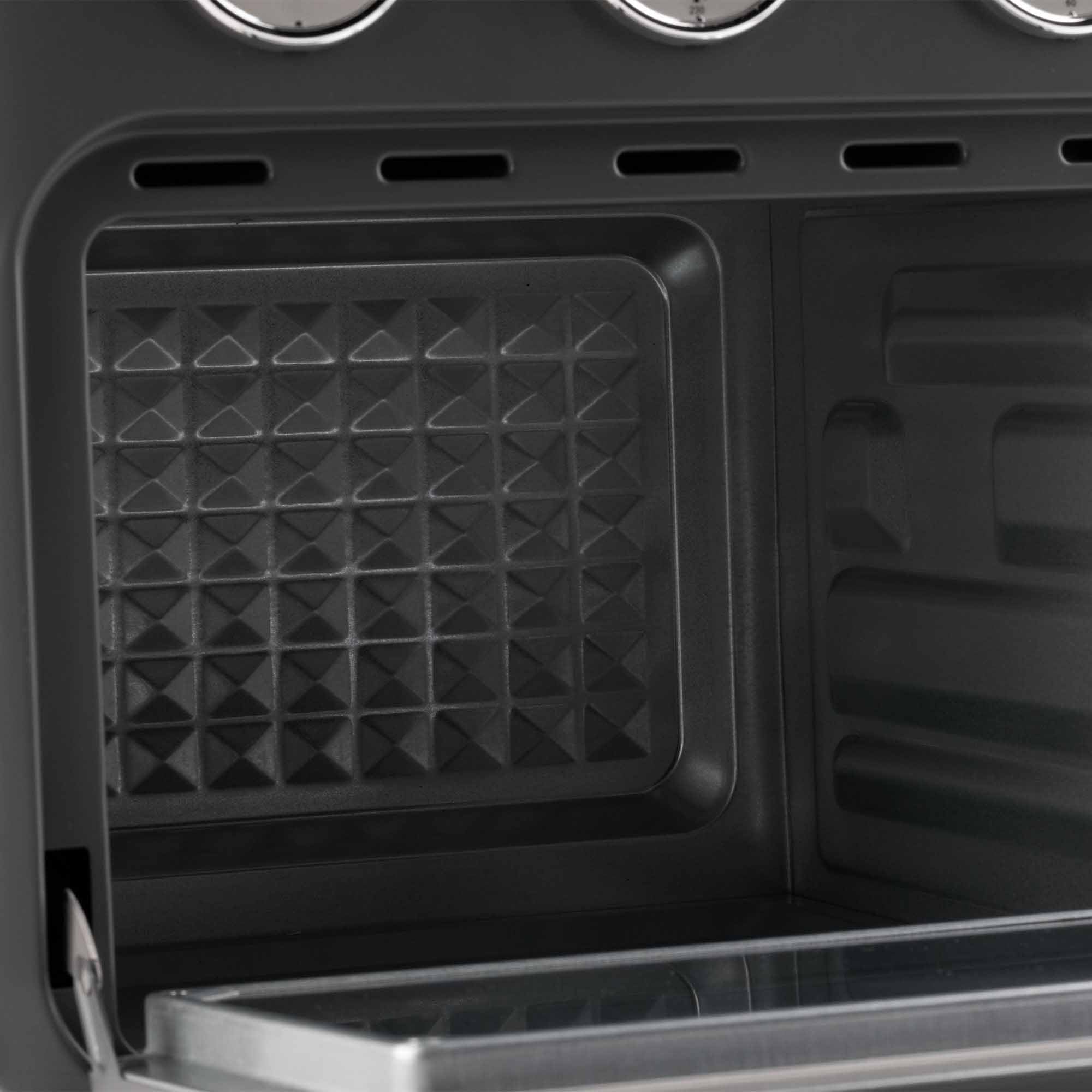 JATA JEFR1816 - Freidora de Aire sin Aceite de 16 L. Air Fryer 1400 W. Horno de Sobremesa. Función Horno o Freidora de Aire. Temporizador 60 minutos. Con Luz. Incluye Bandeja, Rejilla y Cestillo