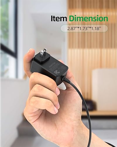 Miniatura 3 de Cargador de CA de repuesto para TOPPIN TPVC002 TPVC001 S2-S1, aspiradora inalámbrica de 2200 mAh, cable adaptador de corriente (no apto para batería