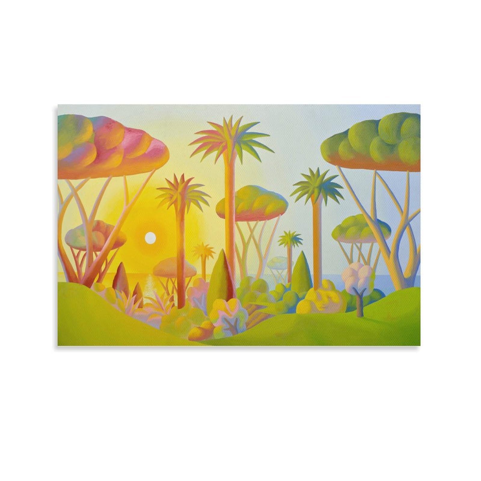 KLAGCBDF SALVO Il Mattino Canvas Painting Poster Wall Art Decorative Picture Prints Modern Decor 08x12inch(20x30cm)