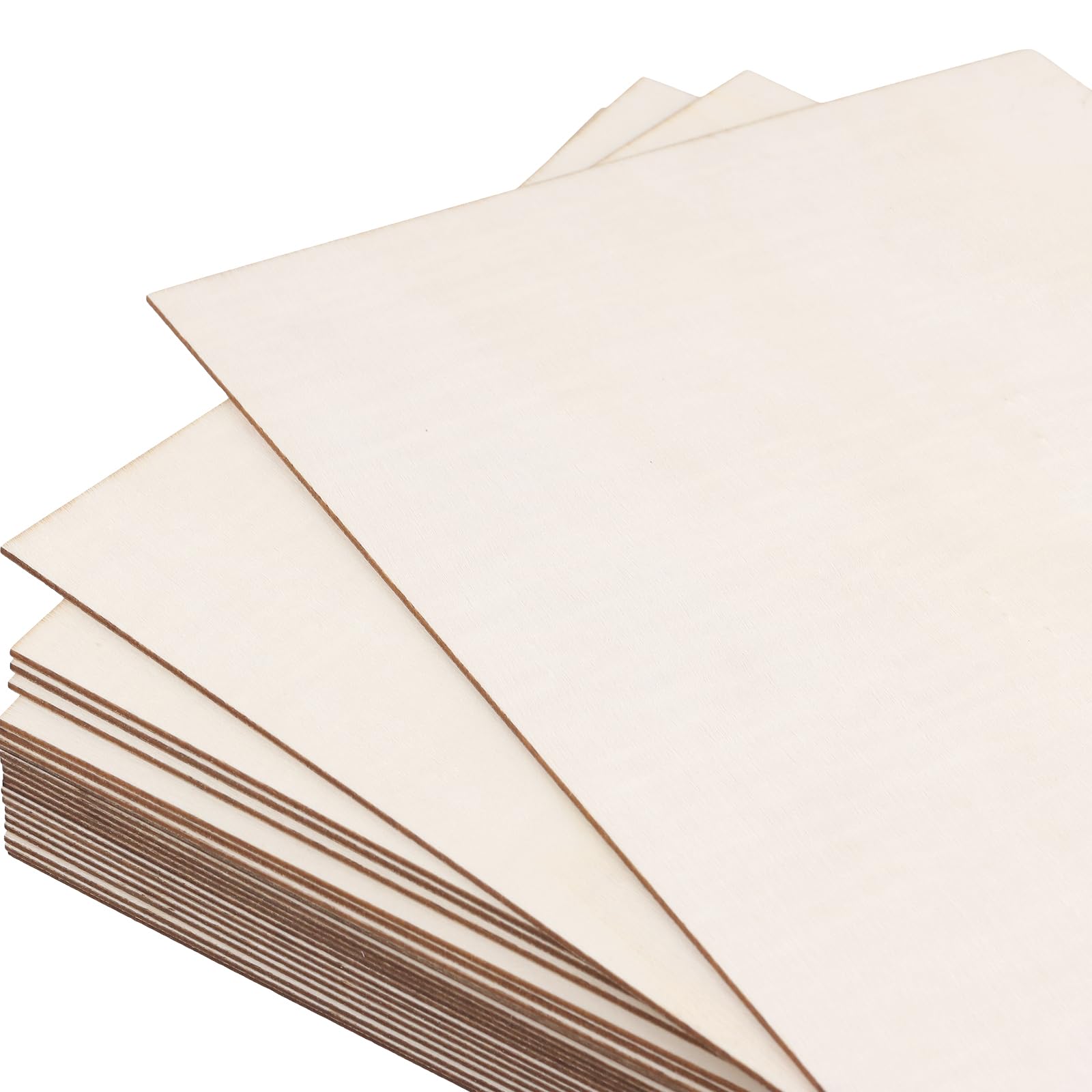 24 sztuki płyt drewnianych, 30 x 20 cm, 2 mm, prostokątne, drewno lipowe, płyty sklejkowe, do majsterkowania, rzemiosła, modelarstwa, obrazów