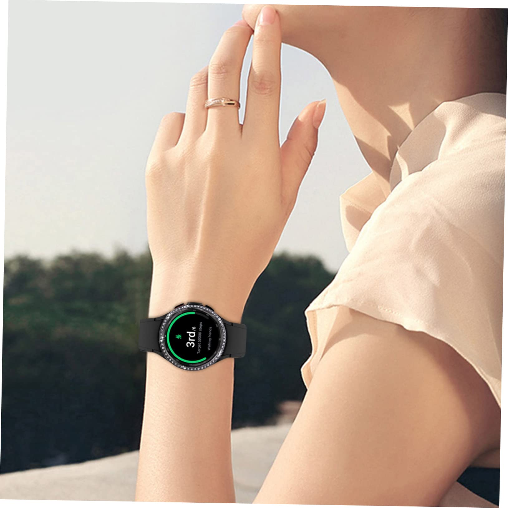 OSALADI 10pièces Coque Décorative Brillante pour Montre Édges pour Smartwatch Watch Accessoire De Élégant Et Pratique