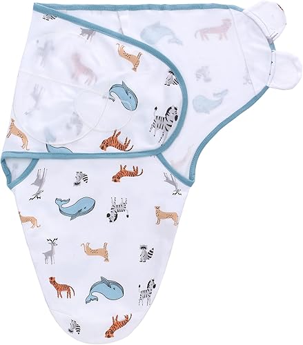 Miniatura 3 de LAT - Manta para envolver con cremallera, fácil de ajustar, paquete de 3 unidades, saco de dormir para bebés recién nacidos, saco de dormir 100%