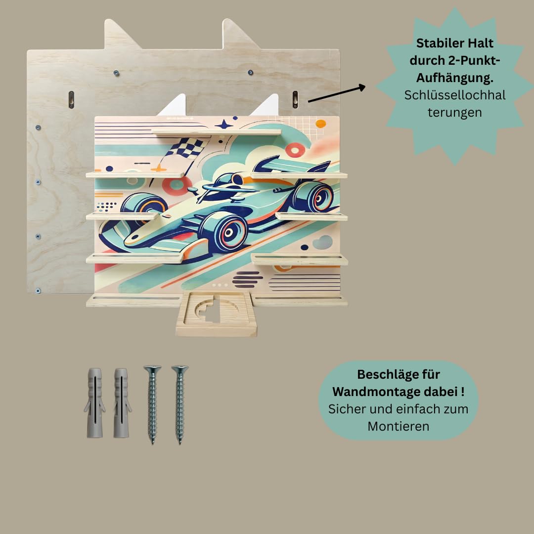 Tonie Regal Wandregal für Toniebox – Hörfiguren Regal Kinderzimmer aus Holz – Magnetische Aufbewahrung für bis zu 45 Tonies – Einfache Montage – Modernes Design – Perfekte Ordnung für Kinderzimmer