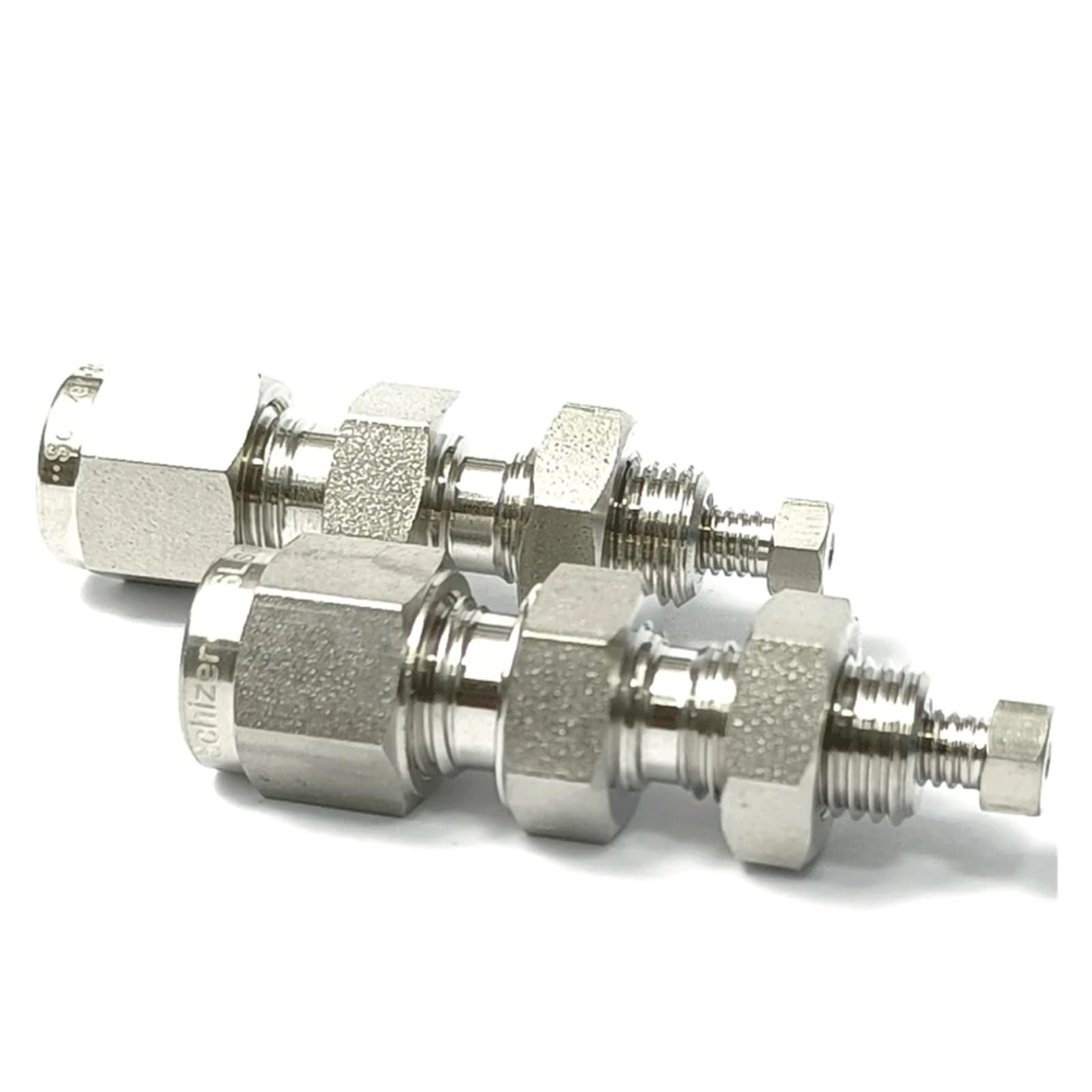 1/16" bis 3mm 6mm 1/8" 1/4" Rohr OD Kompression Union SUS316L Edelstahl Rohr Fitting Stecker Kupplung Adapter(1l4 Inch)