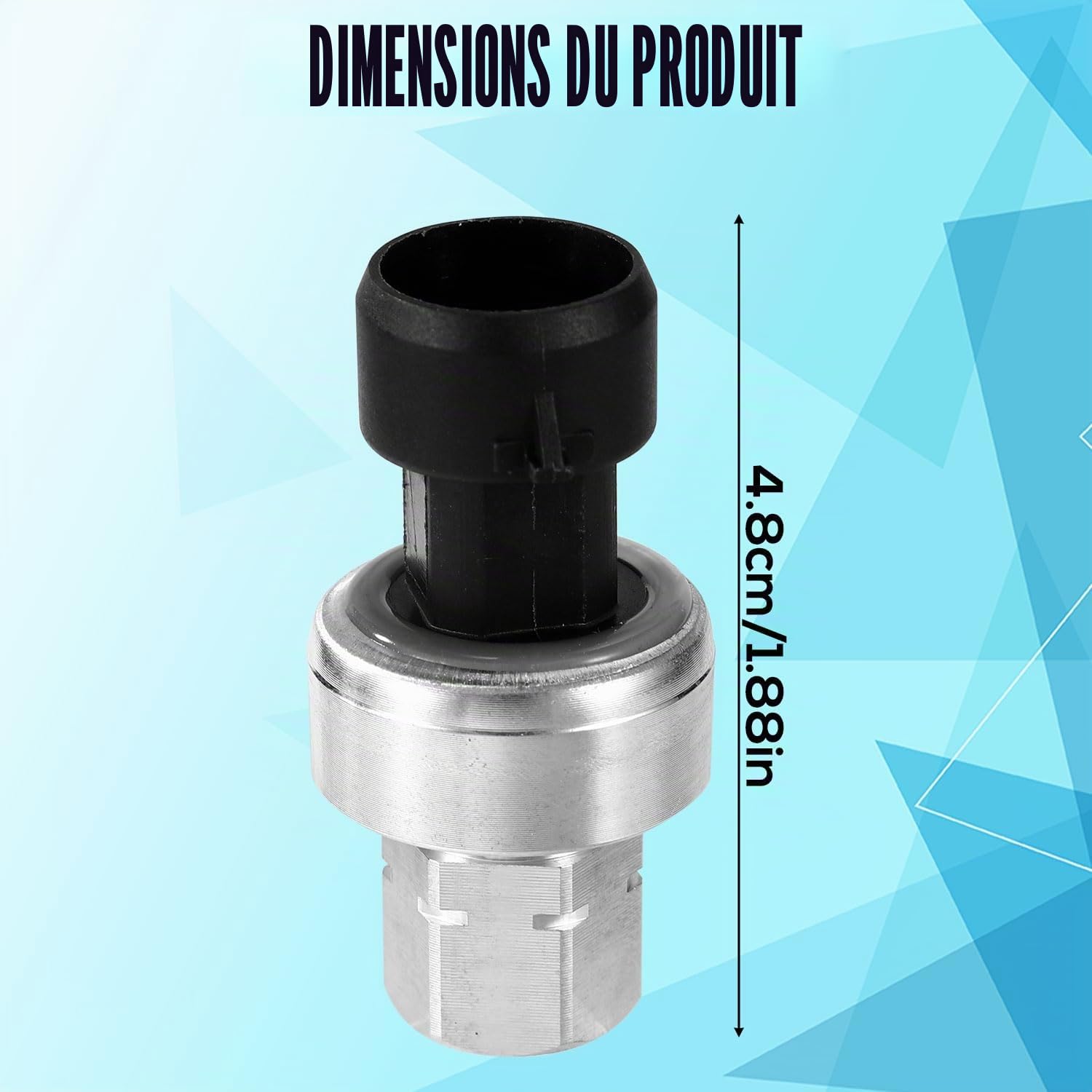 Capteur de Pressostat Climatisation, Capteur de Pression de Climatisation OEM#1551343 13587668 pour Buick Cadillac Chevrolet GMC Pontiac Ford Isuzu