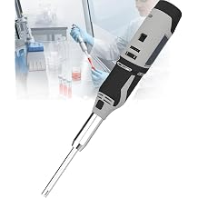 Handheld Homogenizer Mixer, Laboratory Dispersing Emulsifier with 10mm Working Head, 6 Speed Adjustment, Processing Range 2-250ml, for Cosmetics and Coatings
